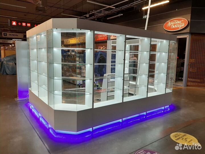Торговый островок витрина