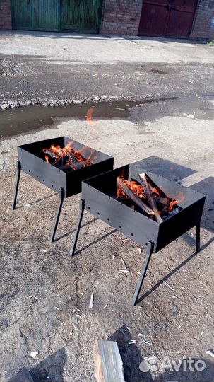 Мангалы, печи под казан и в палатку