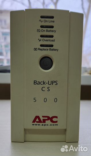 Ибп APC Back-UPS CS 500 + АКБ CSB GP 1272 F2 12В