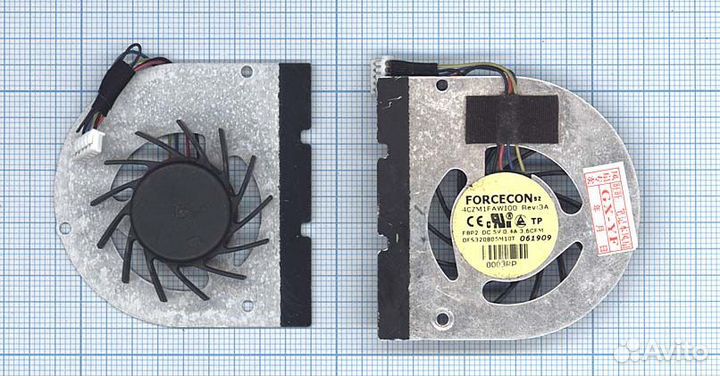Вентилятор (кулер) для Dell Latitude 2100