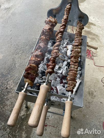 Мангал автоматический угольный