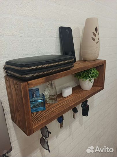 Полка настенная, ключница, лофт