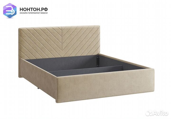 Кровать Сандра 2 1.6 м карамель