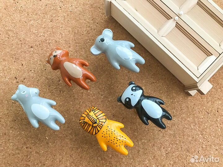 Мебельные ручки керамика