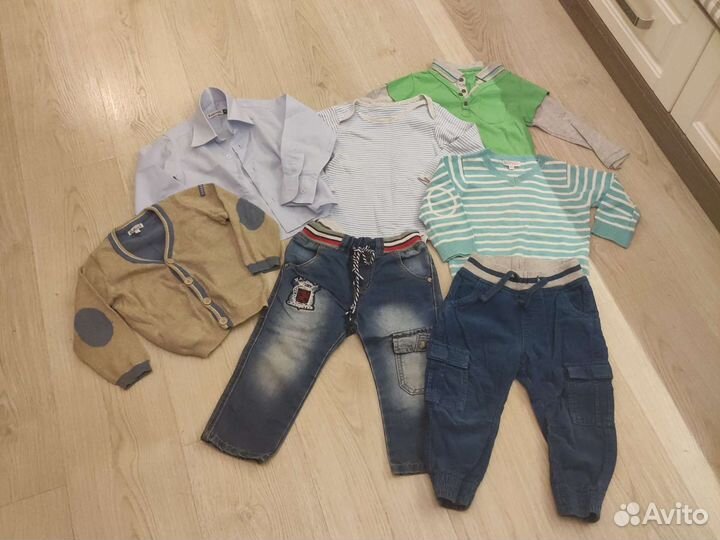 Вещи пакетом на мальчика 2,3 года 92 98