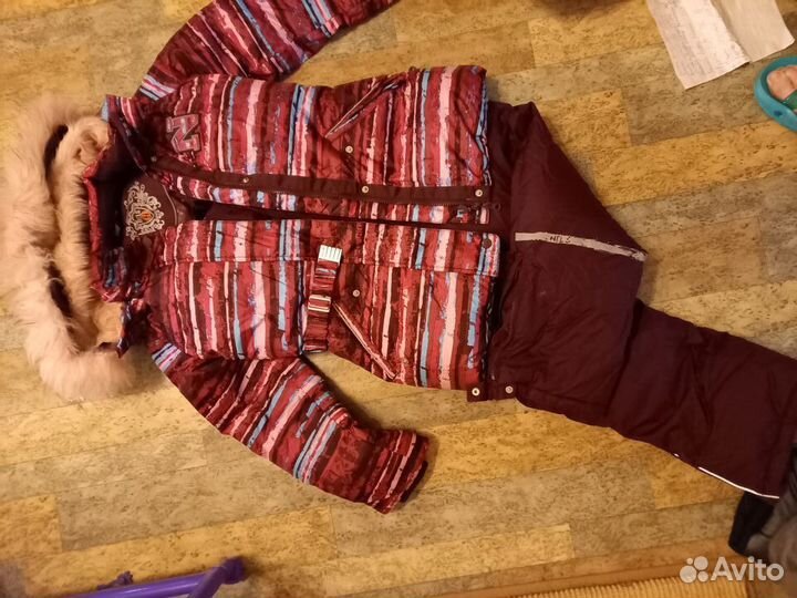 Костюм зимний пуховый Nels р. 134 отл.сост