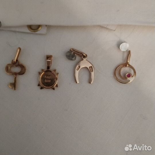 Кулоны подвески золото СССР