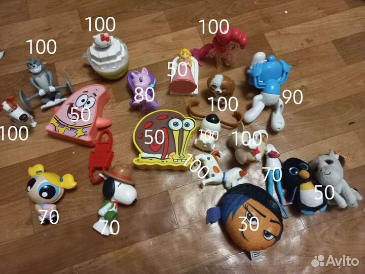 Игрушки коллекц. Макдональдс Бургер Кинг