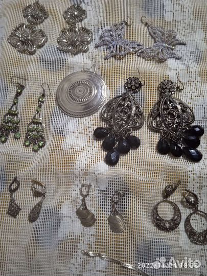 Серьги бижутерия СССР