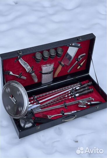 Подарочный набор шампуров в кейсе - Лучший подарок