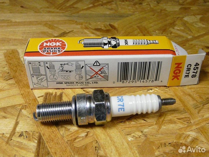 Свеча зажигания NGK CR7E / 4578