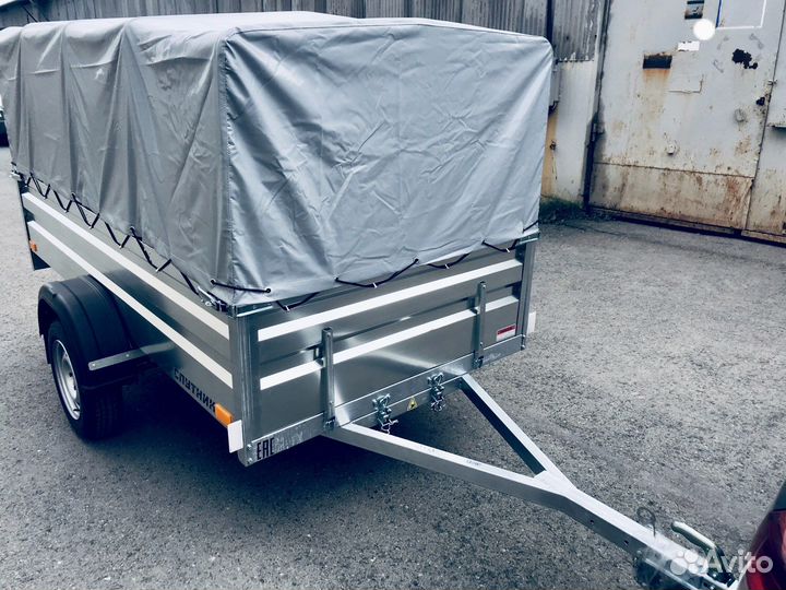 Прицеп 2,5х1,3 с тентом борт 500
