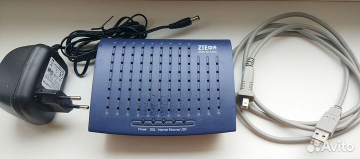 ZTE Modem (модем-роутер) zxdsl 831AII