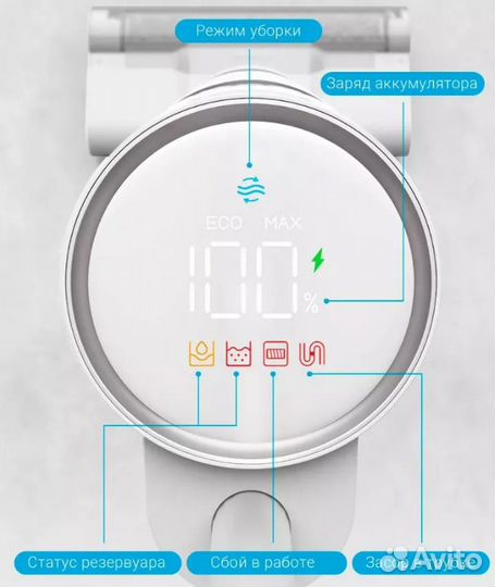 Моющий пылесос Xiaomi Dreame Vacuum Cleaner H11