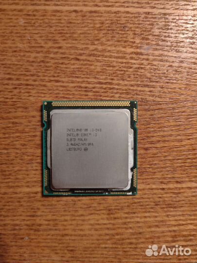 Процессор intel core i3-540