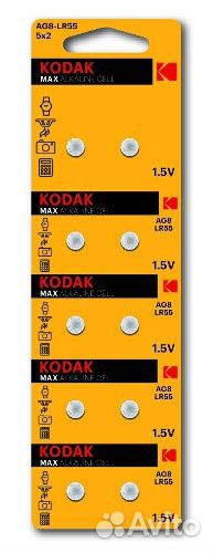 Батарея Kodak AG8;391;SR1120W 10 шт