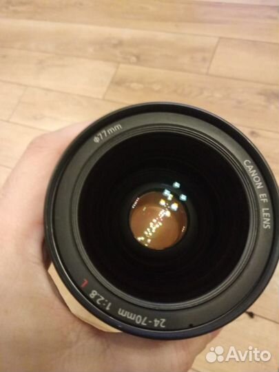 Canon ef 24-70mm f 2.8l usm +бленда, фильтр, чехол