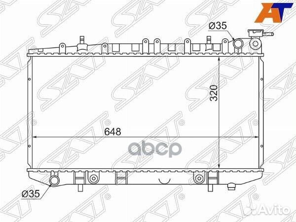 Радиатор Nissan AD 90-99 / Presea 90-99 / Pulsar