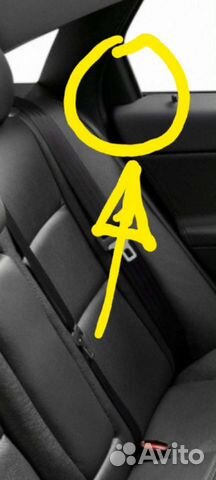 Декоративная накладка задней левой двери на volvo