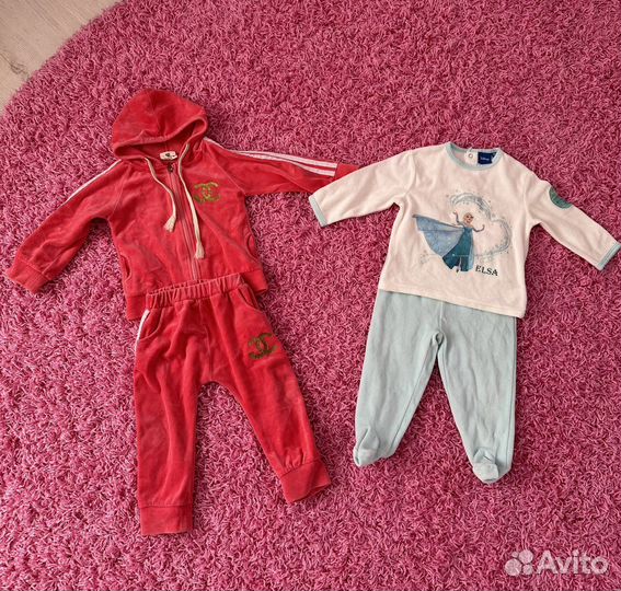 Фирменные детские вещи пакетом рост 80-90