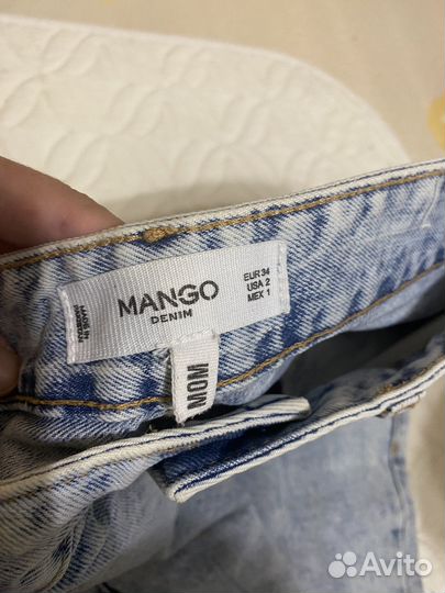 Джинсы mango mom 34
