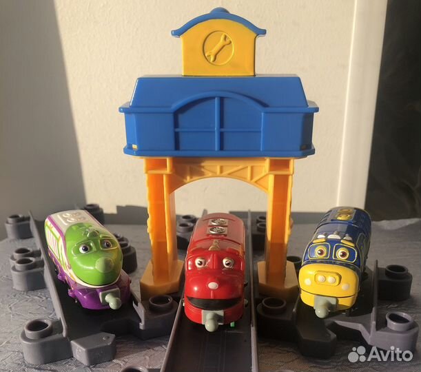 Дорога-трек chuggington Весёлые паровозики