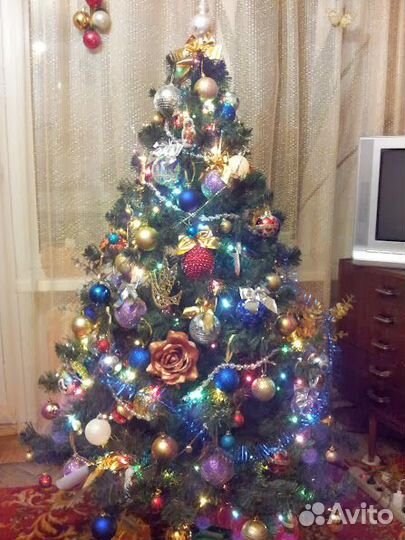 Ёлка искусственная 1500 см с игрушками
