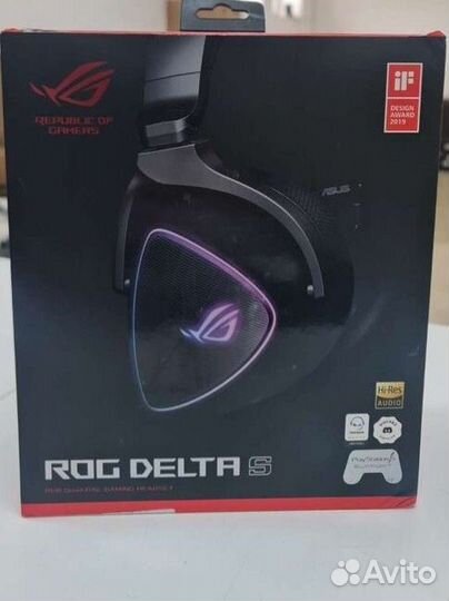 Игровые наушники asus ROG Delta S 7.1 черный