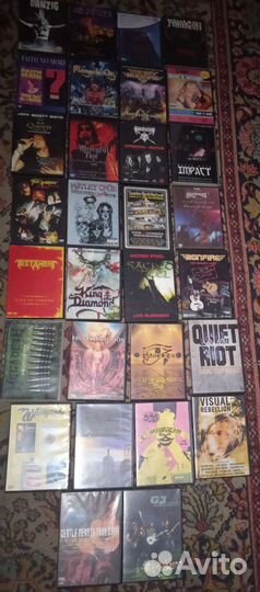 DVD металл 80-х 193 шт. Цена за все