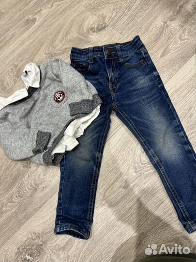 Детские вещи 2 пакета от 6 мес до 1,5 лет