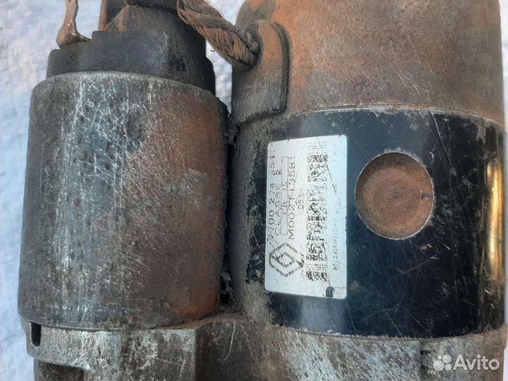 Стартер симбол клио логан 1.4