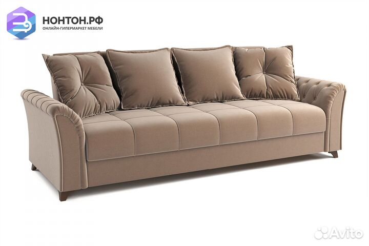 Диван книжка Ирис светло-коричневый