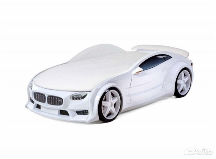 Кровать машина объемная (3d) 