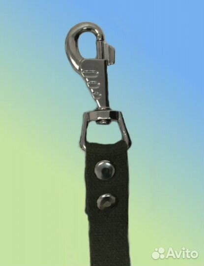 Шлейка и поводок для крупных собак (брезент)