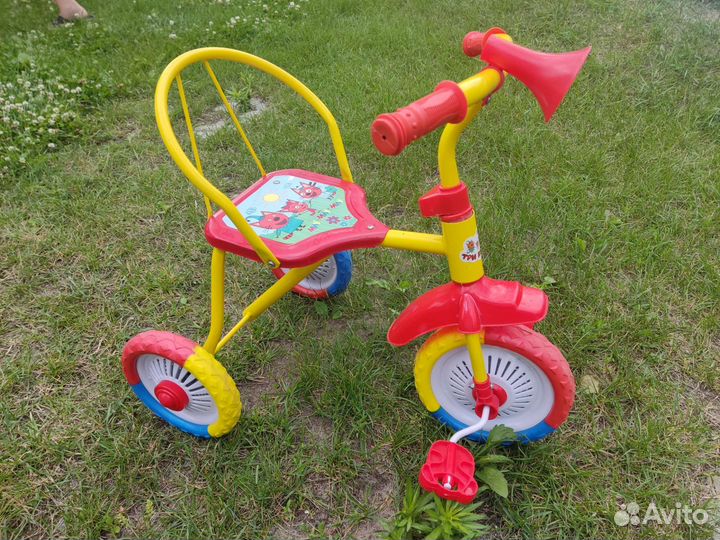 Детский трехколесный велосипед бу