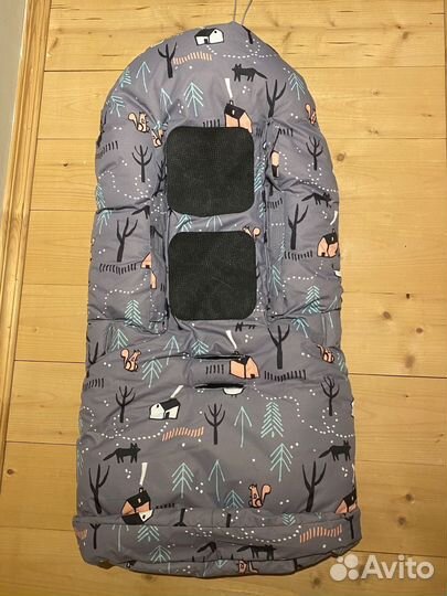 Зимний конверт Leokid с муфтами/варежками