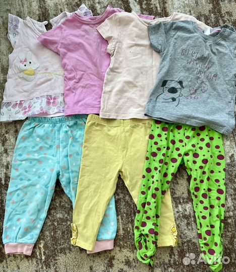 Пакет вещей для девочки 80-86