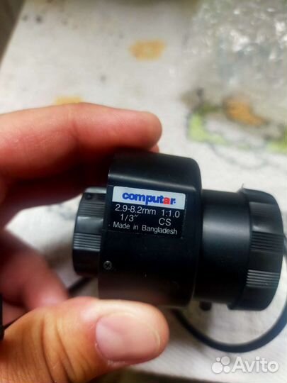 Видеокамера аналоговая с объективом