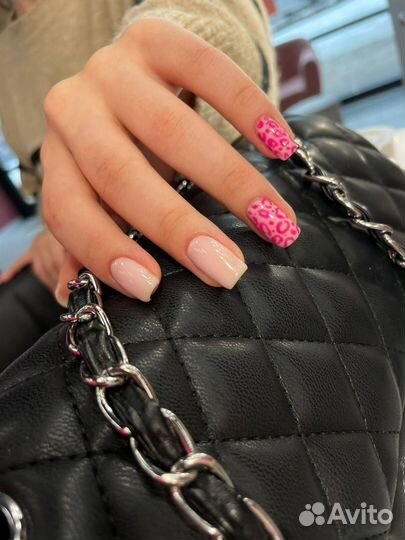 Маникюр гель лак, педикюр, наращивание