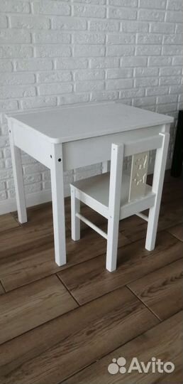 Детский стол и стул Икеа