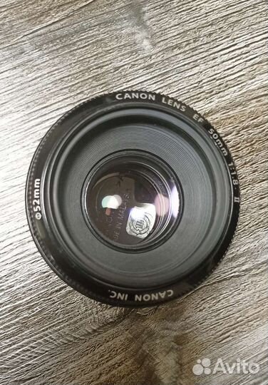 Объектив Canon ef 50mm f 1.8 ii