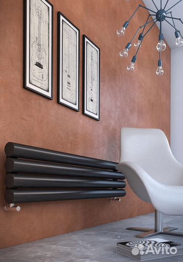 Горизонтальный трубчатый радиатор Steel-Hot от зав