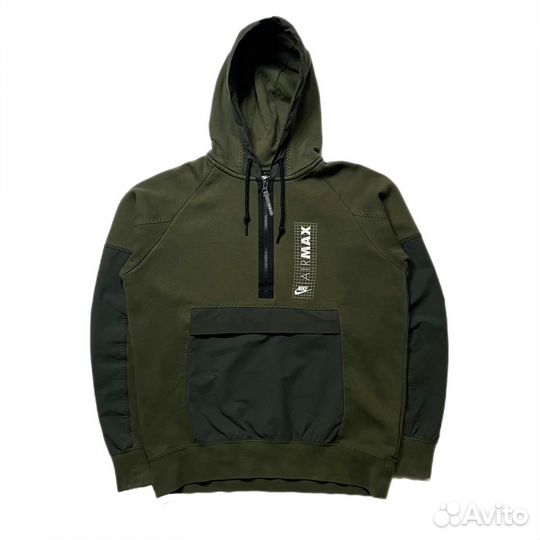 Nike Air Max 1/4 Zip Hoodie M Мужское Худи
