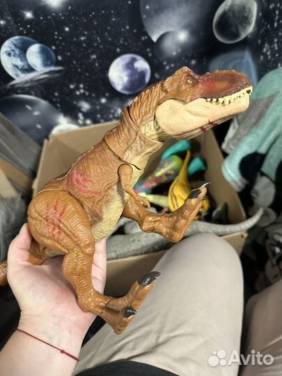 Динозавры jurassic world mattel