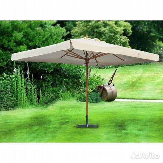 Зонт профессиональный деревянный