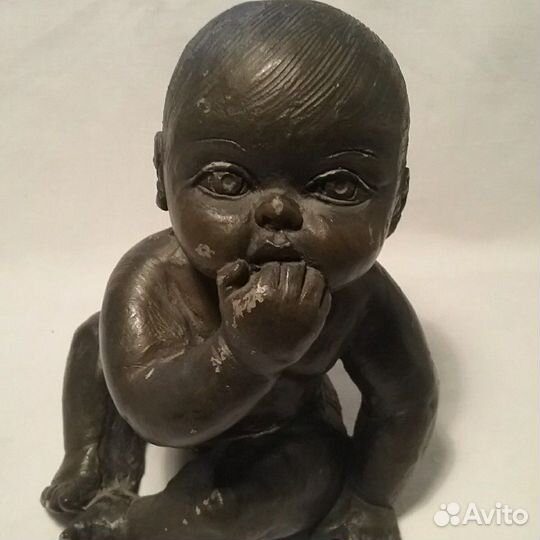 Статуэтка ребенок. Европа, гипс, антиквариат