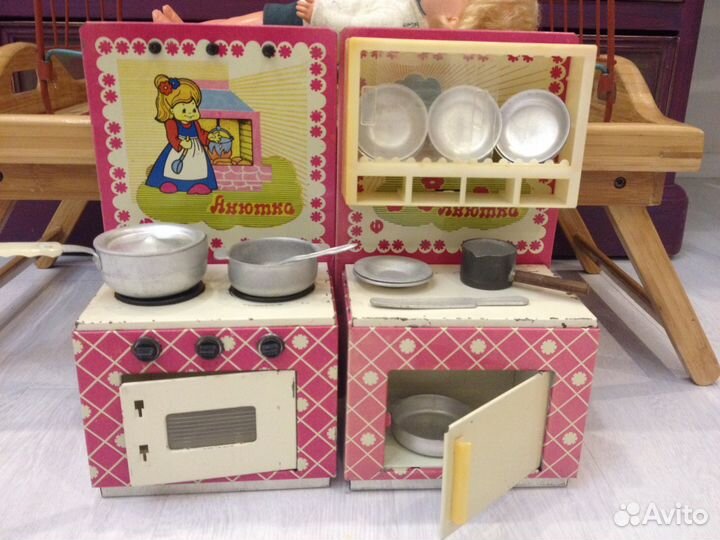 Кукольная мебель, посуда СССР