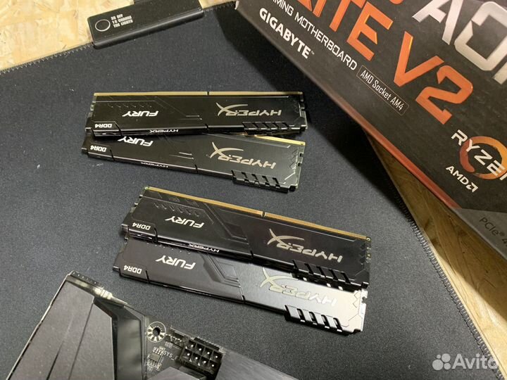 Комплект Ryzen 7 5800x + B550 Aorus + 32GB