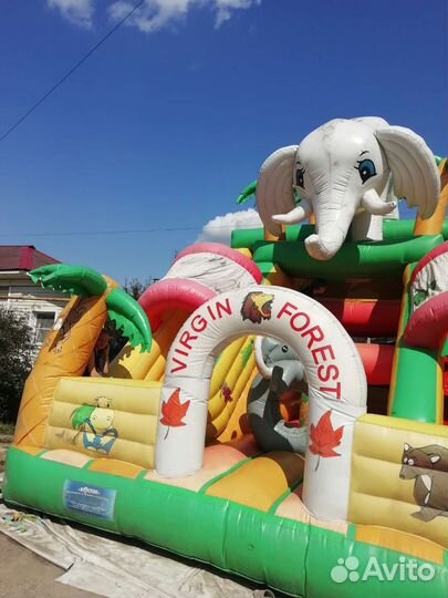 Батут надувной Слон