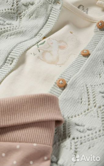 Костюм для малышек C&A (3 предмета)